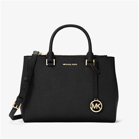 michael michael kors kellen xs saffiano leather satchel|Michael Kors saffiano bag black.